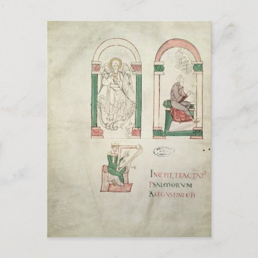 St. Michael, St. Augustine en St. David Briefkaart (Voorkant)
