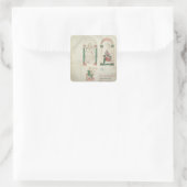 St. Michael, St. Augustine en St. David Vierkante Sticker (Tas)