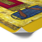 St. Michael & St. Gabriel Archangel icon 01B Poste Poster (Hoek)