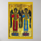 St. Michael & St. Gabriel Archangel icon 01B Poste Poster (Voorkant)