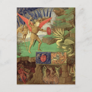 St. Michael Sting the Dragon Briefkaart