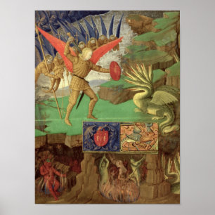 St. Michael Sting the Dragon Poster