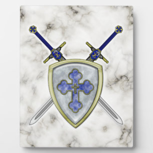 St. Michael - Swords and Shield Fotoplaat