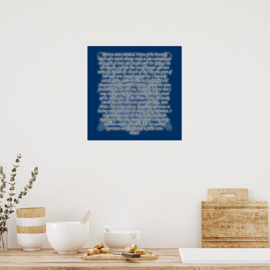 St. Michael - Swords and Shield Poster (Keuken)