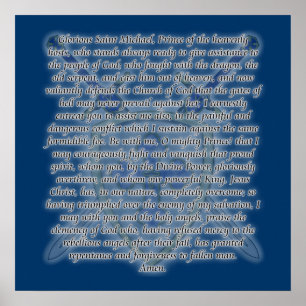 St. Michael - Swords and Shield Poster