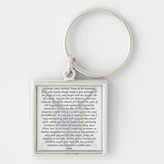St. Michael - Swords and Shield Sleutelhanger (Voorkant)