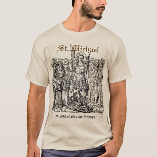St. Michael T-Shirt - Mannen (Voorkant)