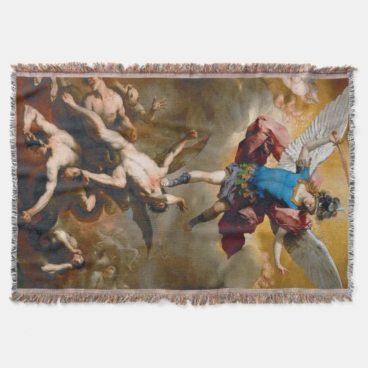 St Michael the Archangel 13B Throw Blanket Deken (Voorkant)