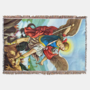 St. Michael the Archangel Angel katholieke Blanket Deken