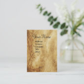 St. Michael the Archangel Antiek Parchment Visitekaartje (Staand voorkant)