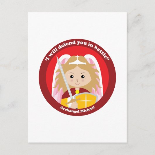 St. Michael the Archangel Briefkaart (Voorkant)