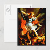 St Michael the Archangel Briefkaart (Voorkant / Achterkant)