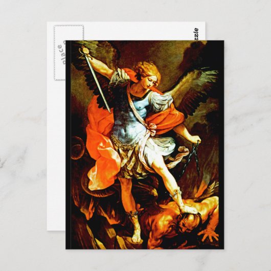 St Michael the Archangel Briefkaart (Voorkant / Achterkant)