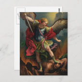 St. Michael the Archangel Briefkaart (Voorkant / Achterkant)