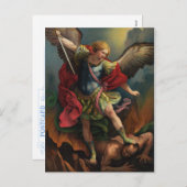 St. Michael the Archangel Briefkaart (Voorkant / Achterkant)
