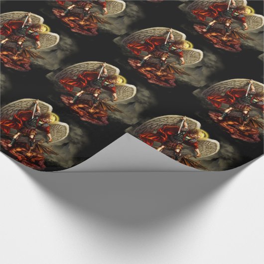 St. Michael the Archangel Cadeaupapier (Hoek)