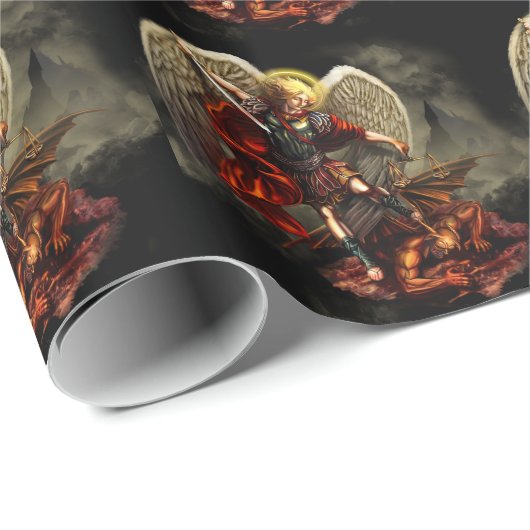 St. Michael the Archangel Cadeaupapier (Rol Hoek)