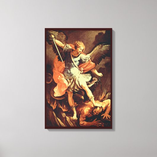 St. Michael the Archangel Canvas Afdruk (Voorkant)