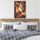 St. Michael the Archangel Canvas Afdruk (Insitu (Slaapkamer))