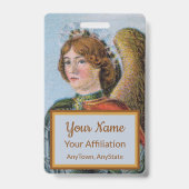 St. Michael the Archangel (detail; M 017) Badge (Achterkant)