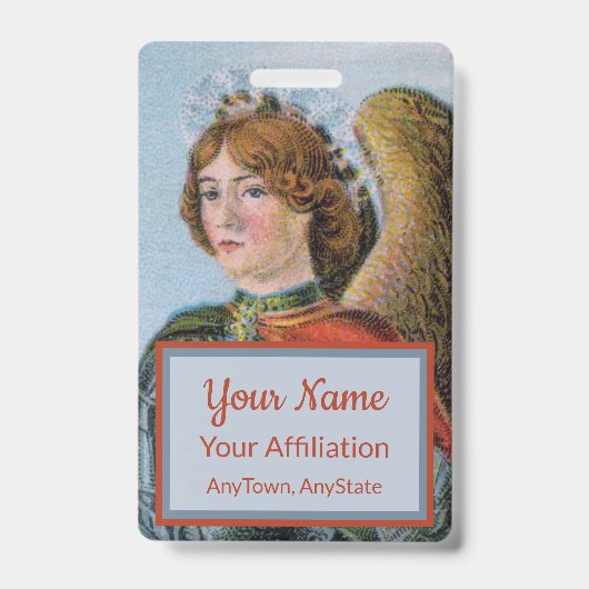 St. Michael the Archangel (detail; M 017) Badge (Voorkant)