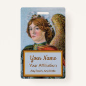 St. Michael the Archangel (detail; M 017) Badge (Achterkant)