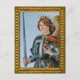 St. Michael the Archangel (detail; M 017) Briefkaart