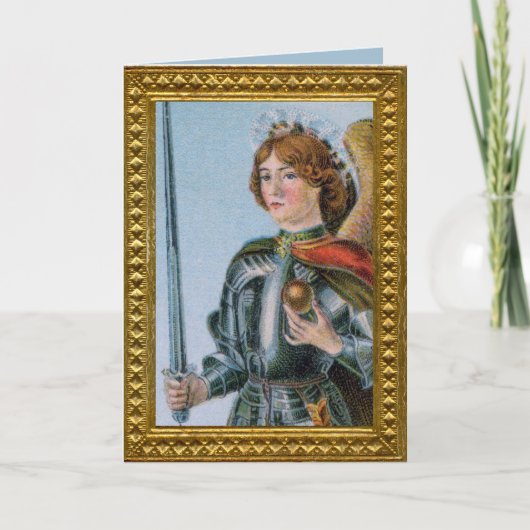 St. Michael the Archangel (detail; M 017) Kaart (Voorkant)