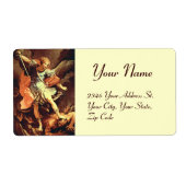 St. Michael the Archangel Etiket (Voorkant)