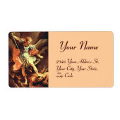 St. Michael the Archangel Etiket (Voorkant)