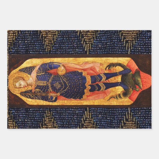 St. Michael the Archangel Inpakpapier Vel (Voorkant 3)