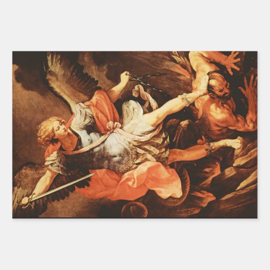 St. Michael the Archangel Inpakpapier Vel (Voorkant 2)