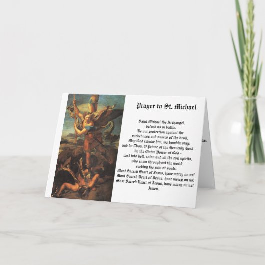 St. Michael the Archangel Kaart (Voorkant)
