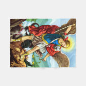 St. Michael the Archangel katholieke vlootsbank Fleece Deken (Voorkant (Horizontaal))