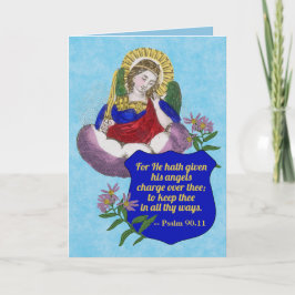St. Michael the Archangel (M 009) Blanco groet Kaart