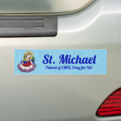 St. Michael the Archangel (M 009) Bumpersticker (Op auto)