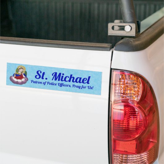 St. Michael the Archangel (M 009) Bumpersticker (Op Truck)
