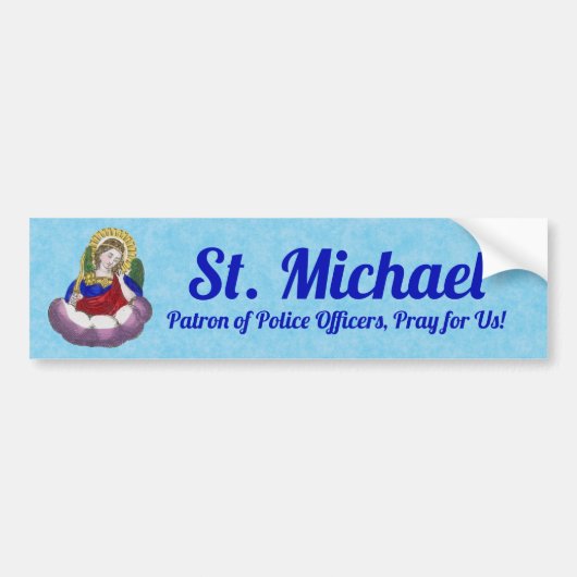 St. Michael the Archangel (M 009) Bumpersticker (Voorkant)