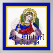 St. Michael the Archangel (M 009) Poster (Voorkant)