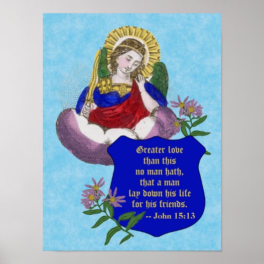 St. Michael the Archangel (M 009) Poster (Voorkant)