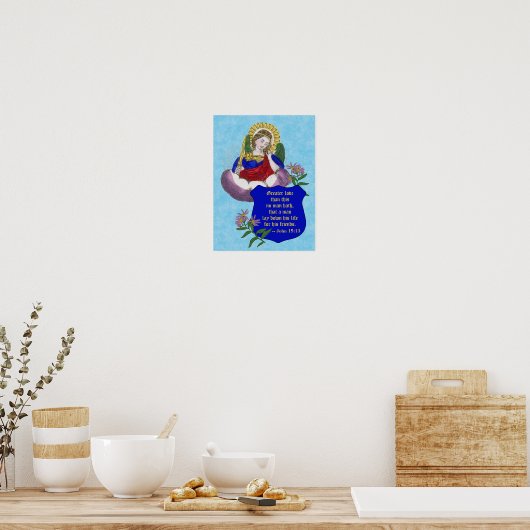 St. Michael the Archangel (M 009) Poster (Keuken)