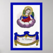 St. Michael the Archangel (M 009) Poster (Voorkant)