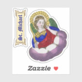 St. Michael the Archangel (M 009) Sticker (Vel)