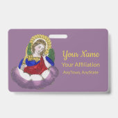 St. Michael the Archangel (M 009; Stijl 1) Badge (Achterkant)