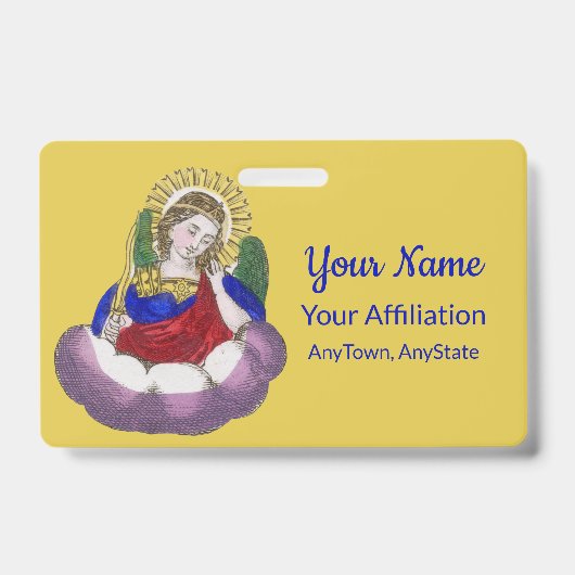 St. Michael the Archangel (M 009; Stijl 1) Badge (Voorkant)