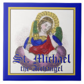 St. Michael the Archangel (M 009) Tegeltje (Voorkant)