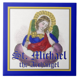St. Michael the Archangel (M 009) Tegeltje
