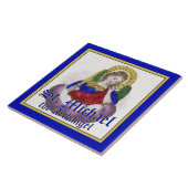 St. Michael the Archangel (M 009) Tegeltje (Zijkant)