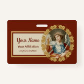 St. Michael the Archangel (M 010) Badge (Achterkant)