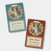 St. Michael the Archangel (M 010) Badge (Voor- en achterkant)